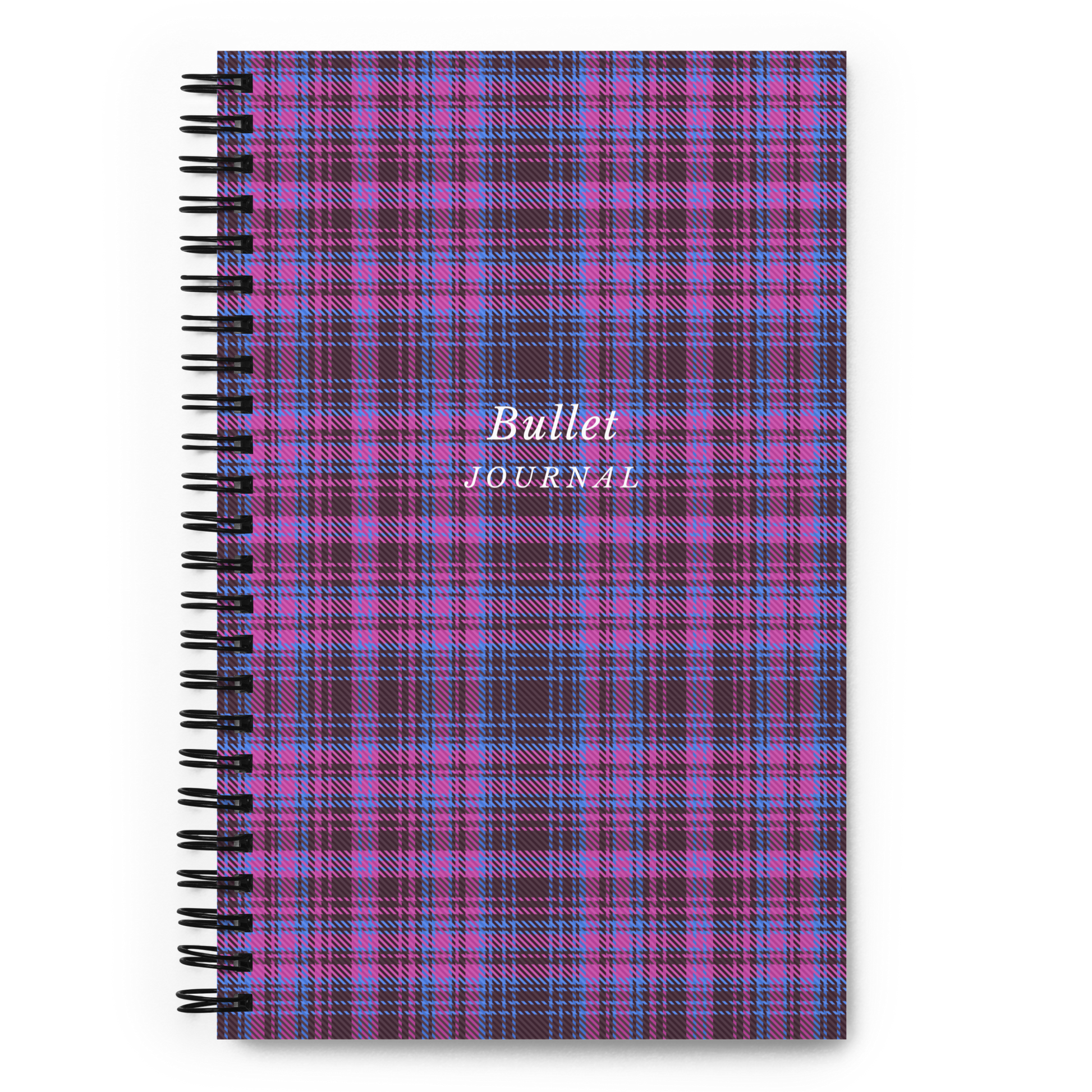 Purple Plaid Bullet Journal