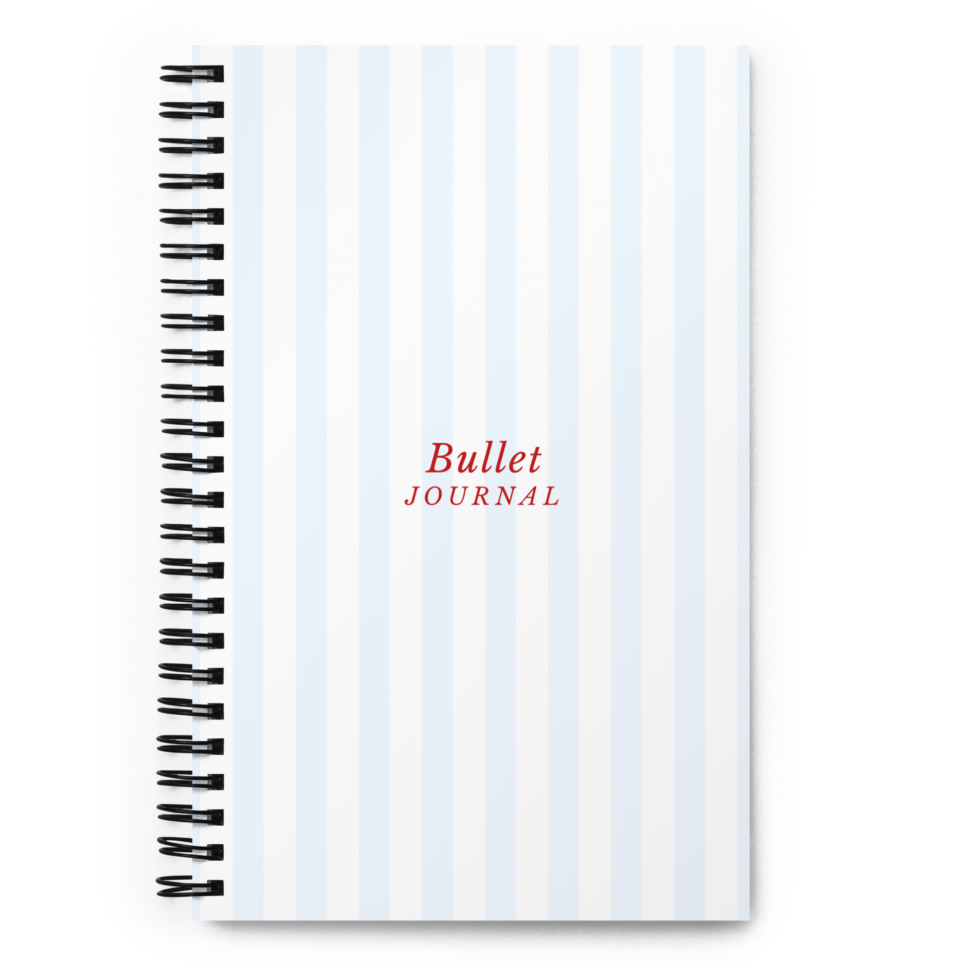 Blue Striped Bullet Journal