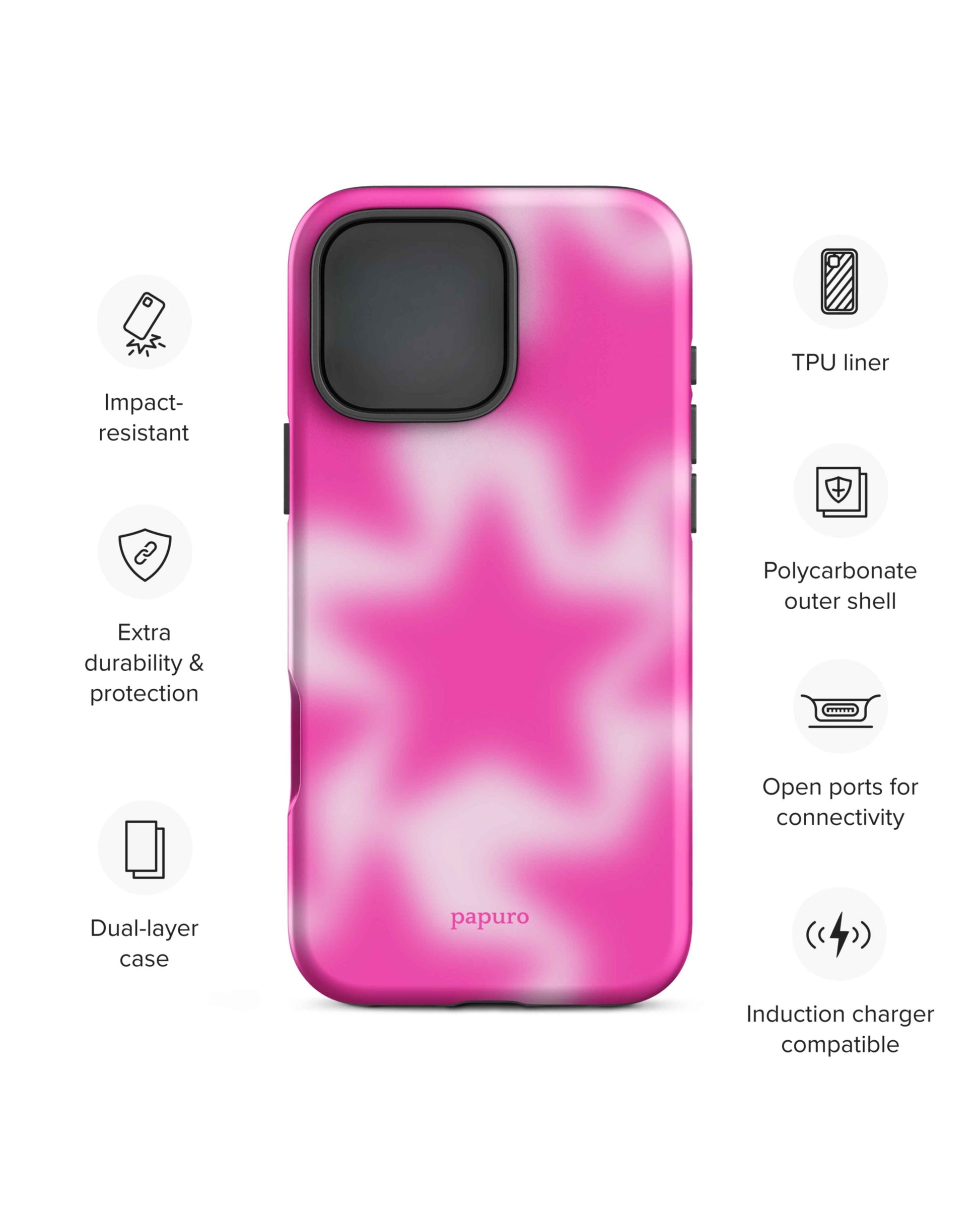 PinkStar iPhone Case