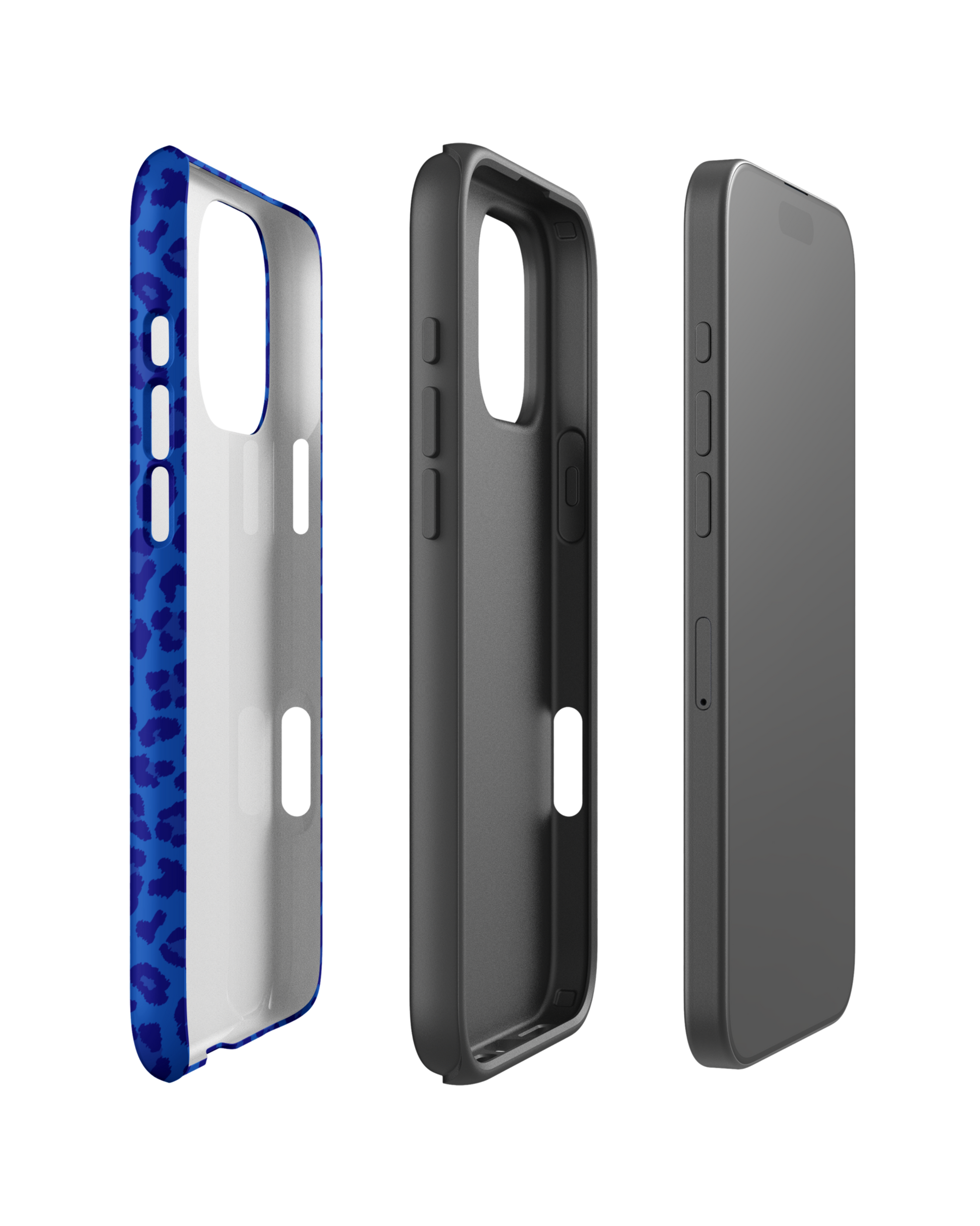 Cheetah Blue iPhone Case