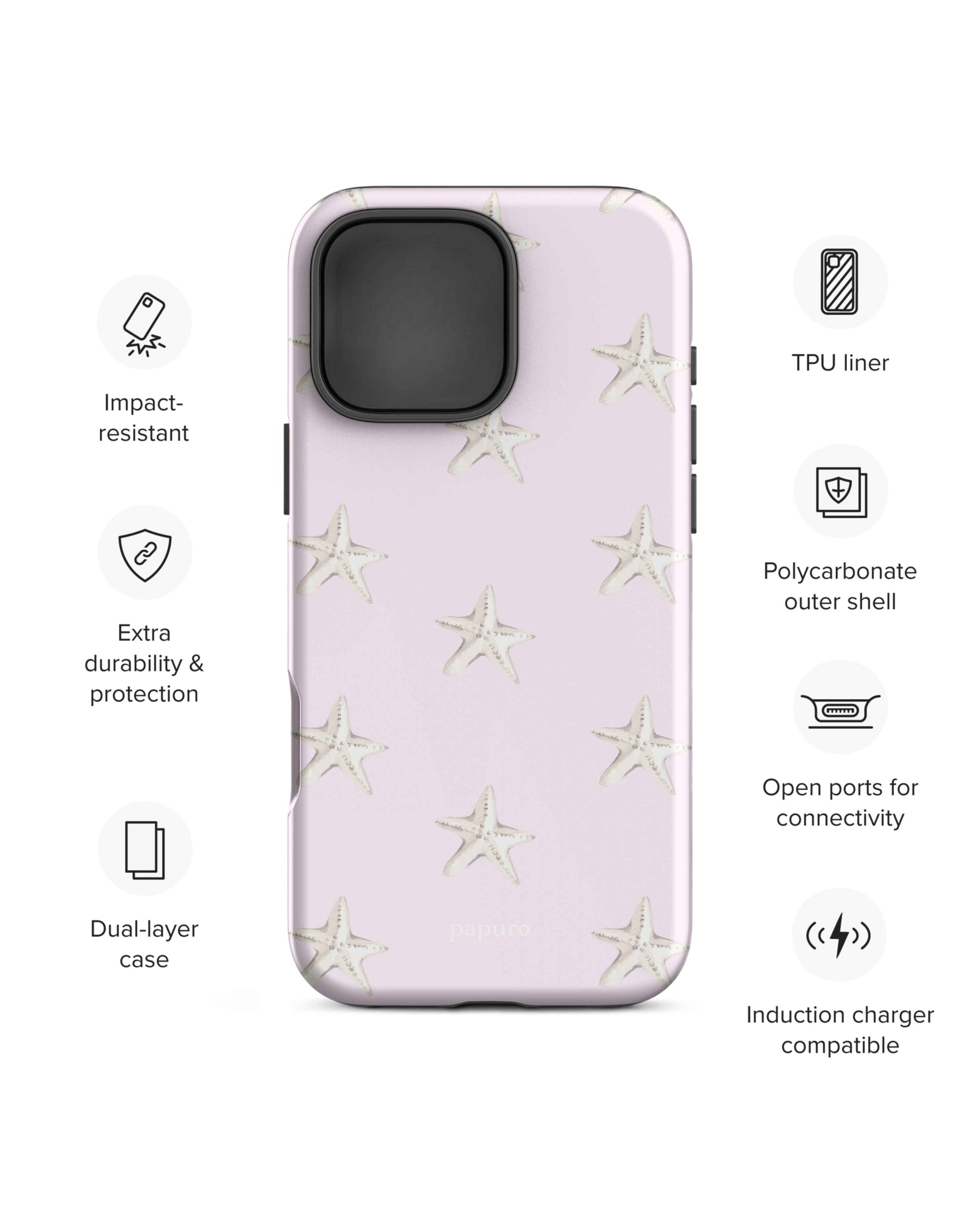 Pink Seashell iPhone Case