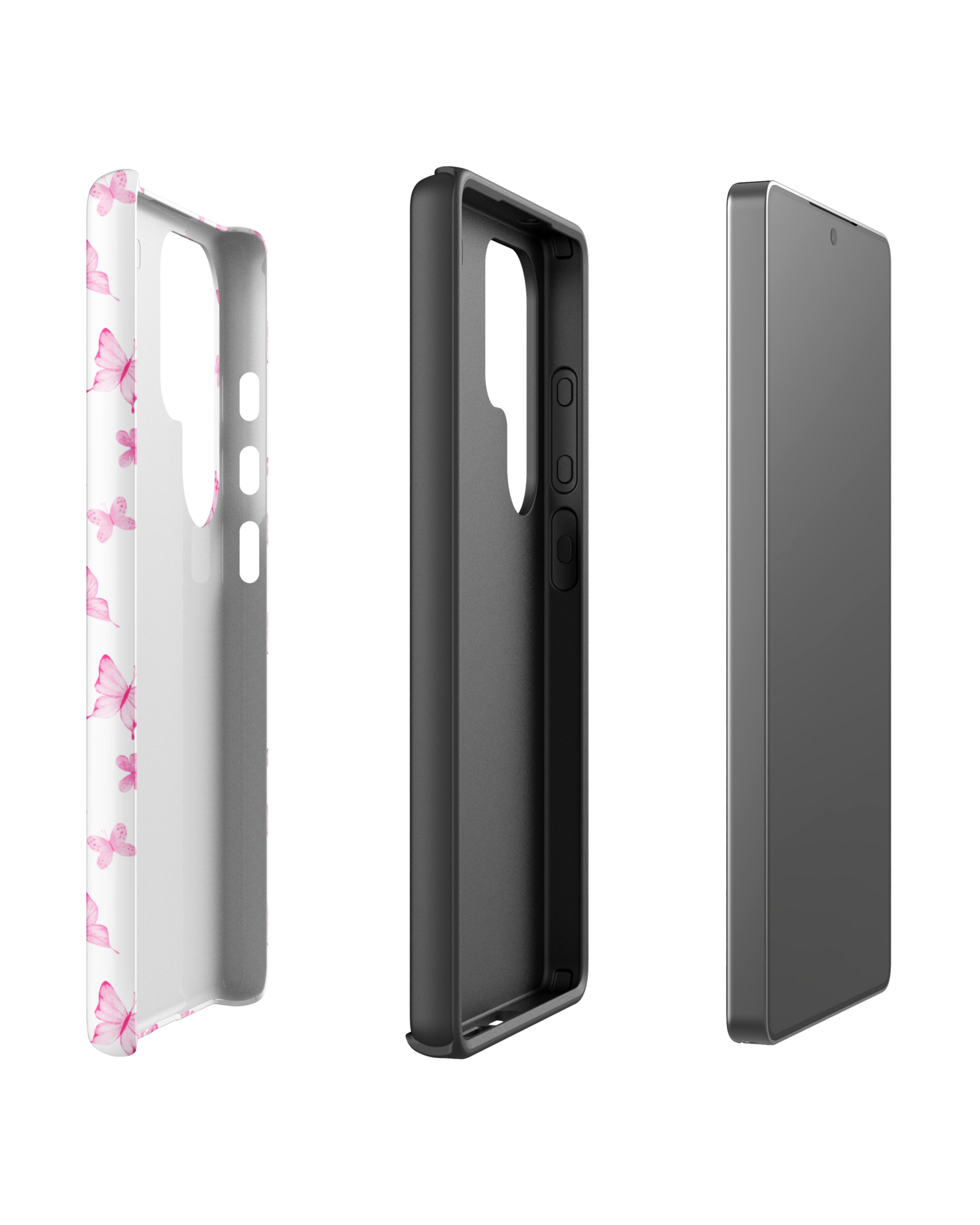 Pink Butterflies Samsung Phone Case