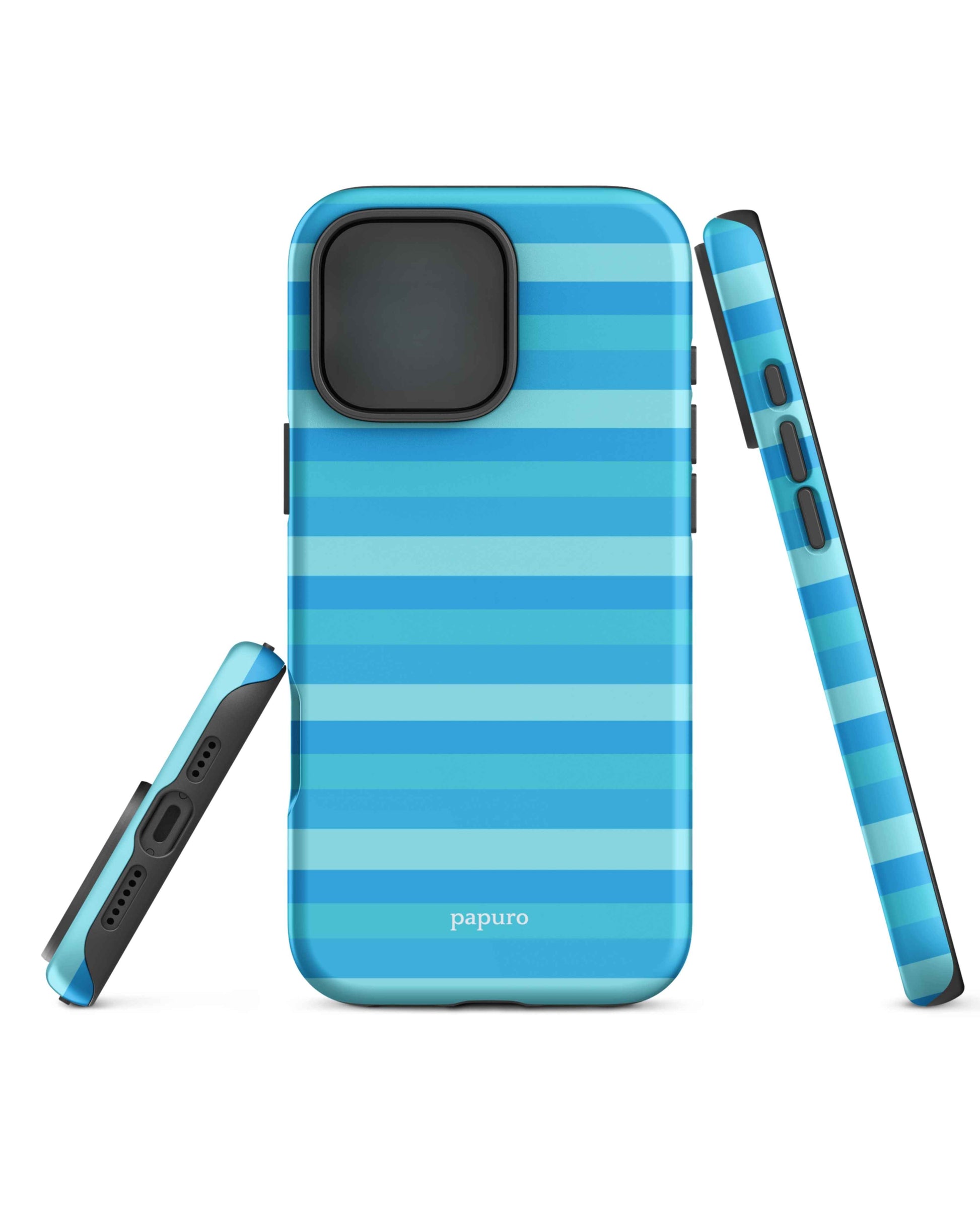 Blue Beach Band iPhone Case