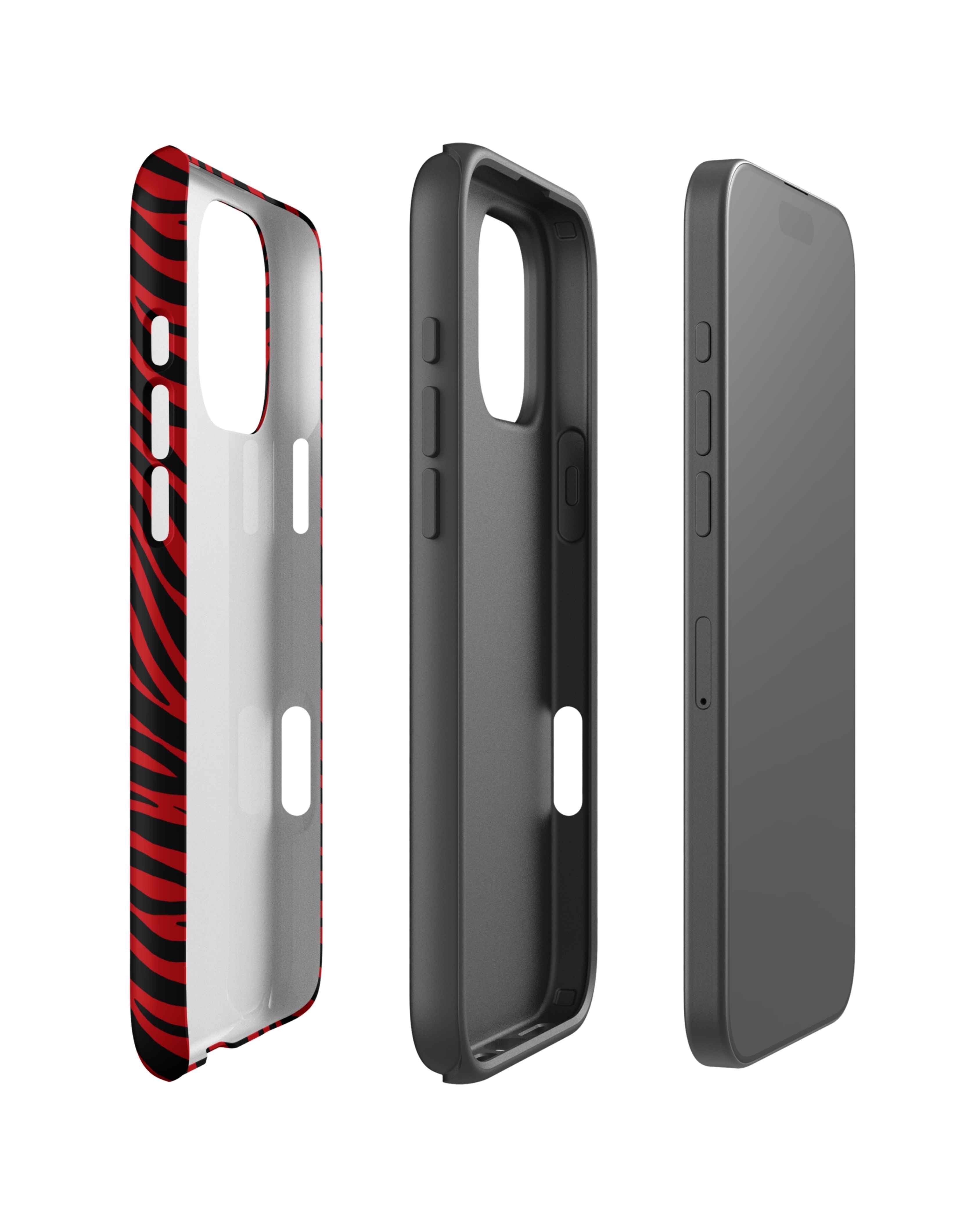 Striped Red iPhone Case