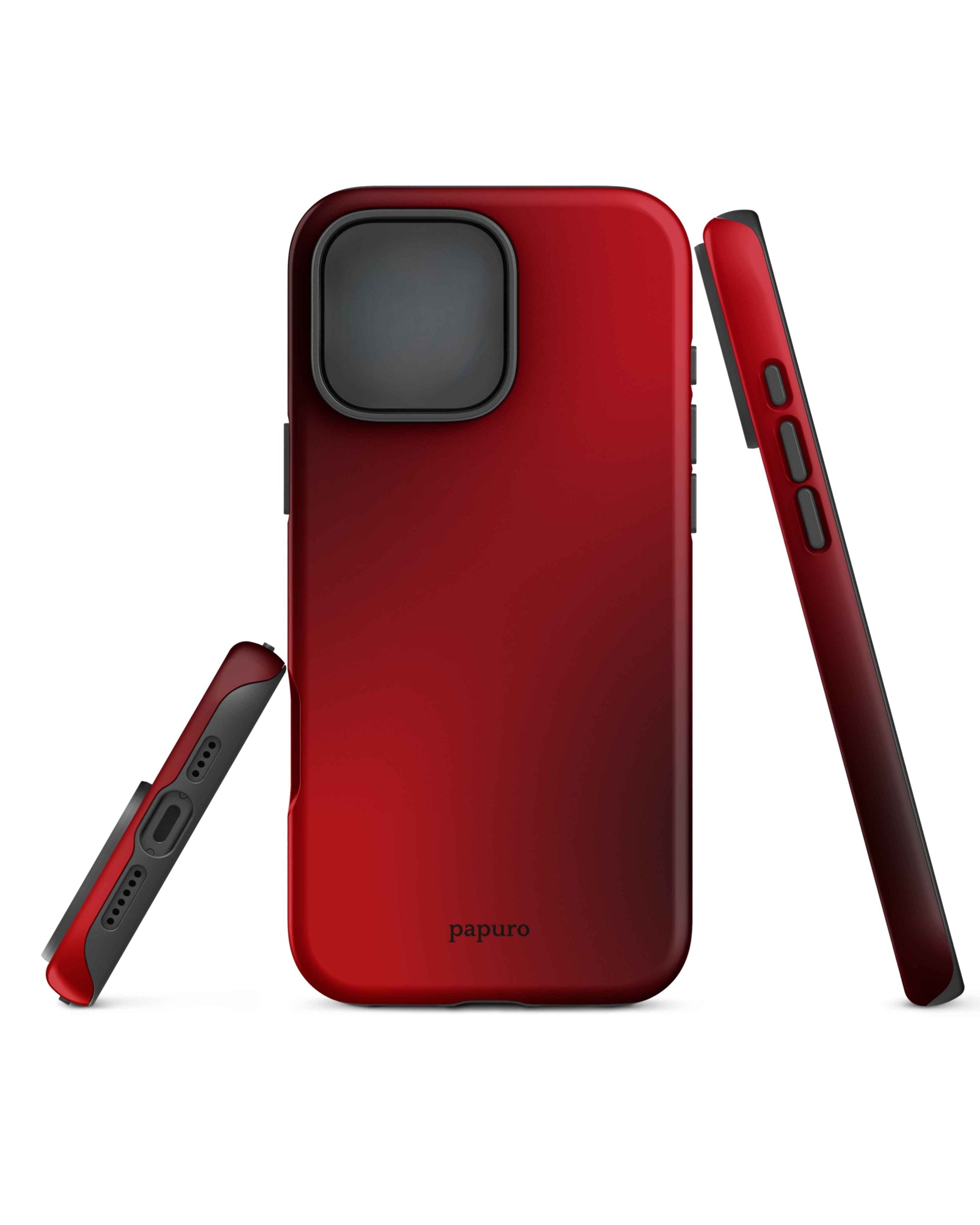 Rouge Noir Mélange iPhone Case