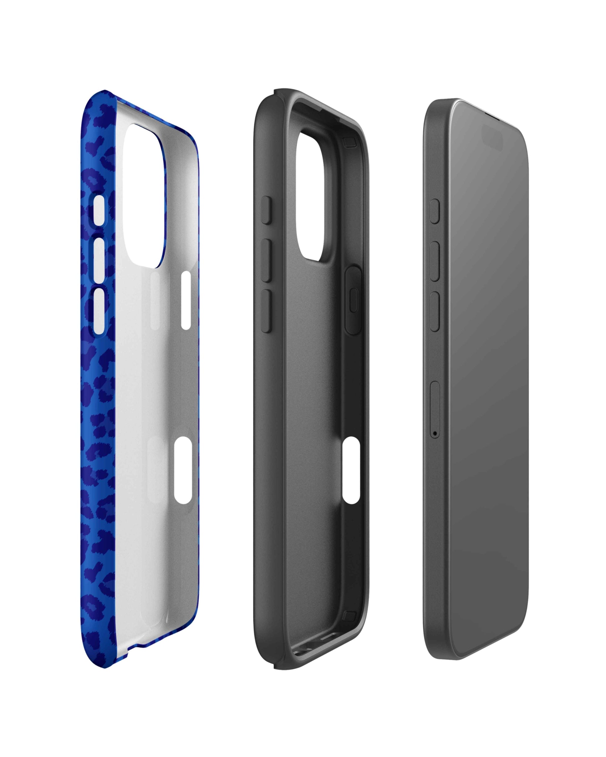 Cheetah Blue iPhone Case