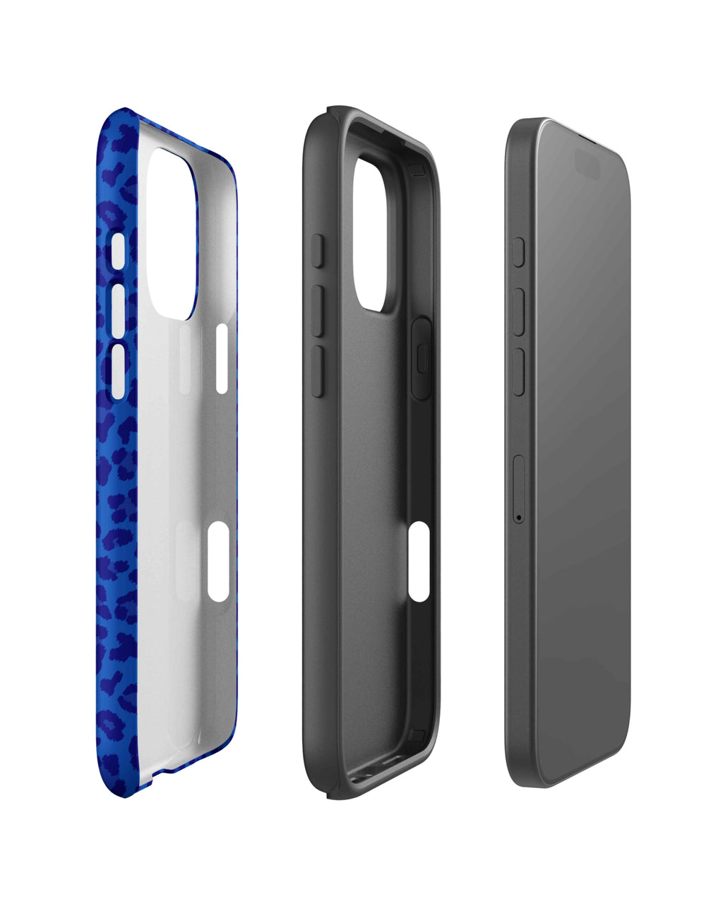 Cheetah Blue iPhone Case