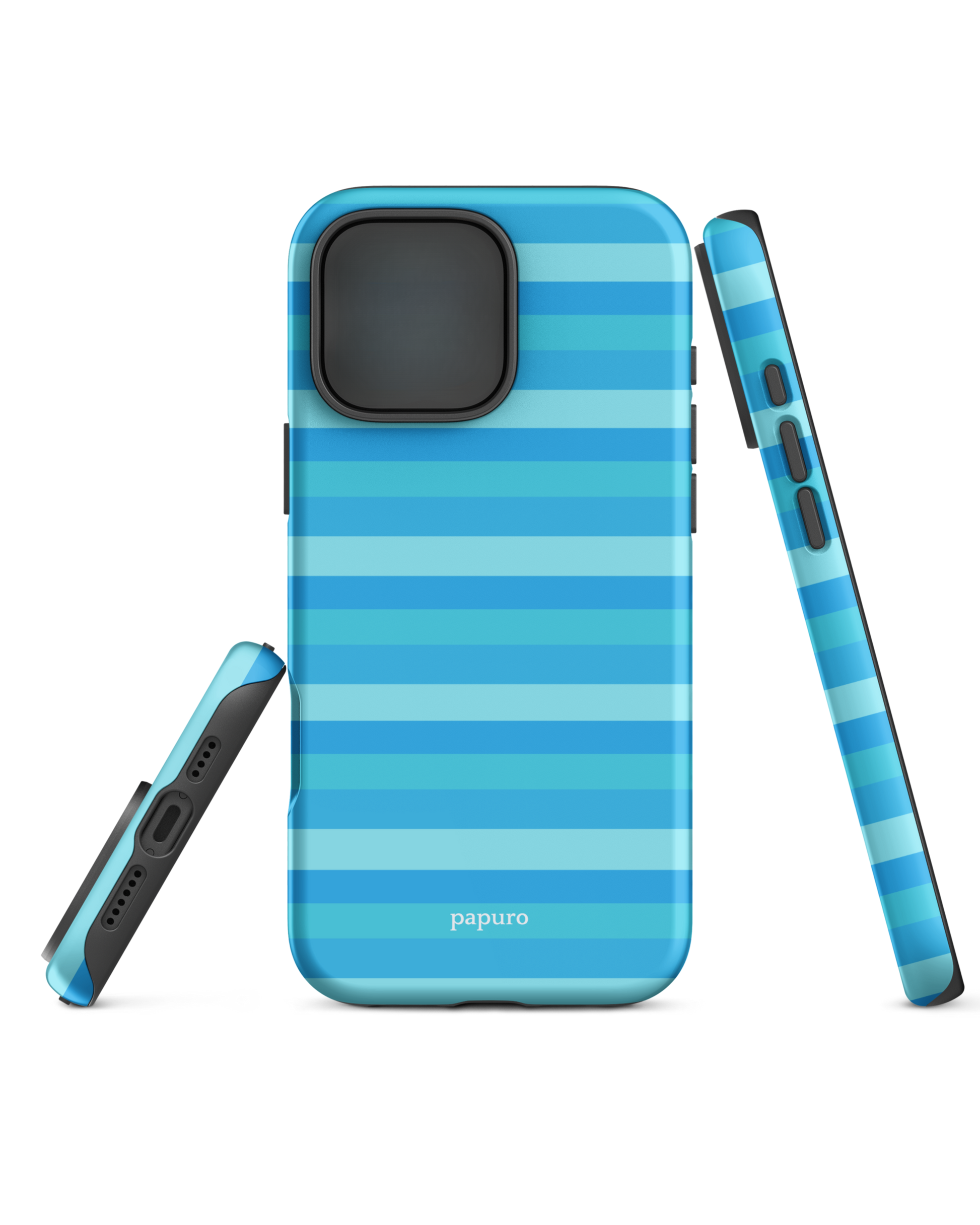 Blue Beach Band iPhone Case