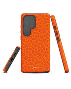 Cheetah Orange Samsung Phone Case