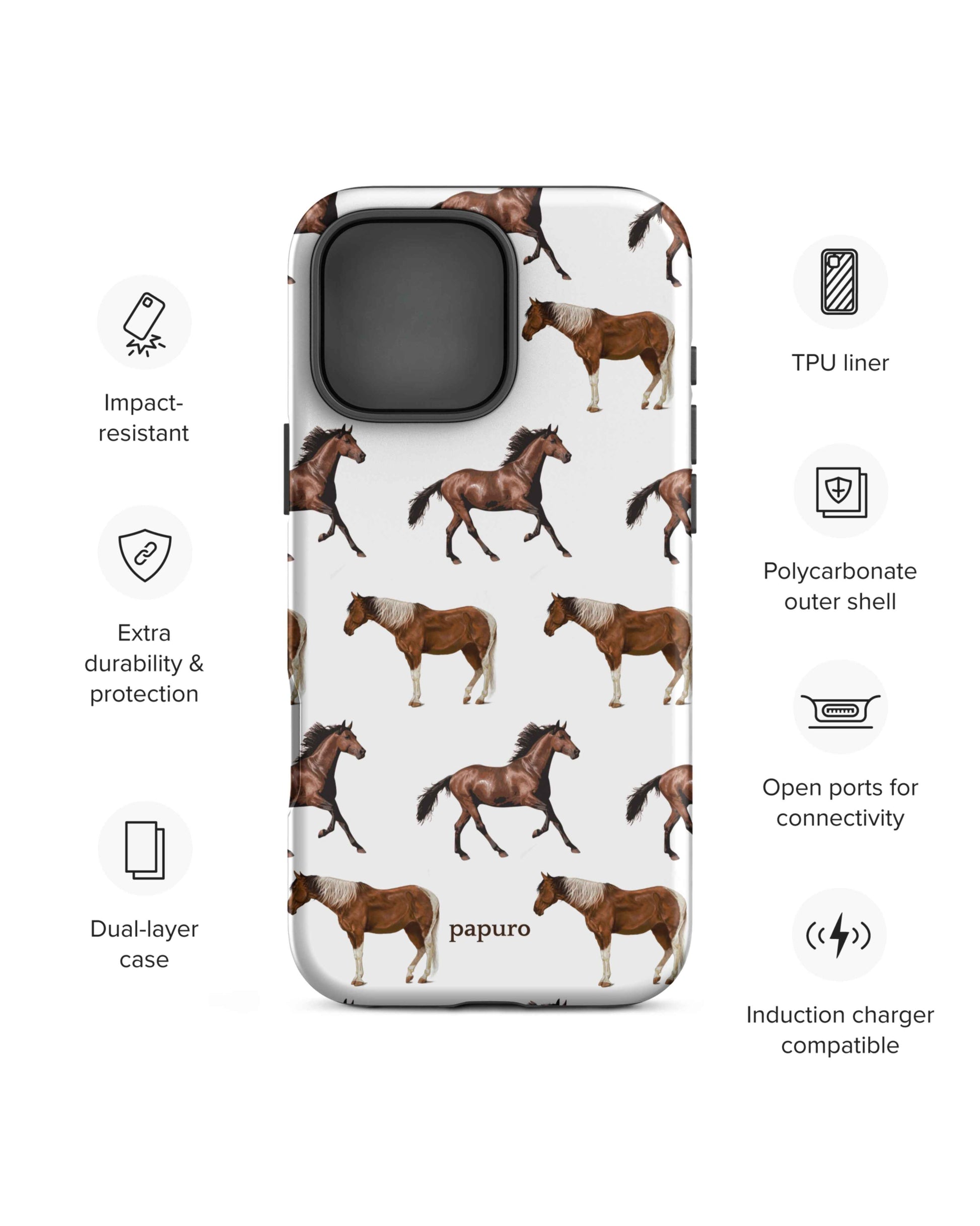 Horsies iPhone Case