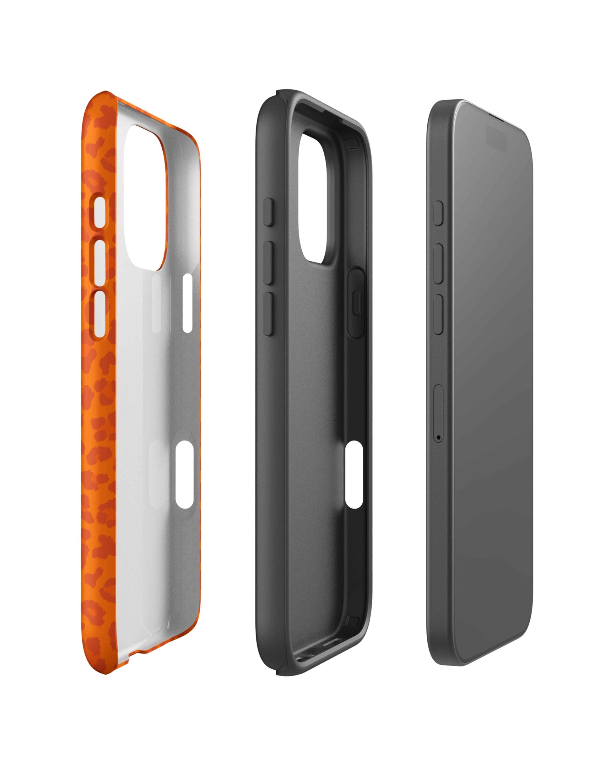 Cheetah Orange iPhone Case