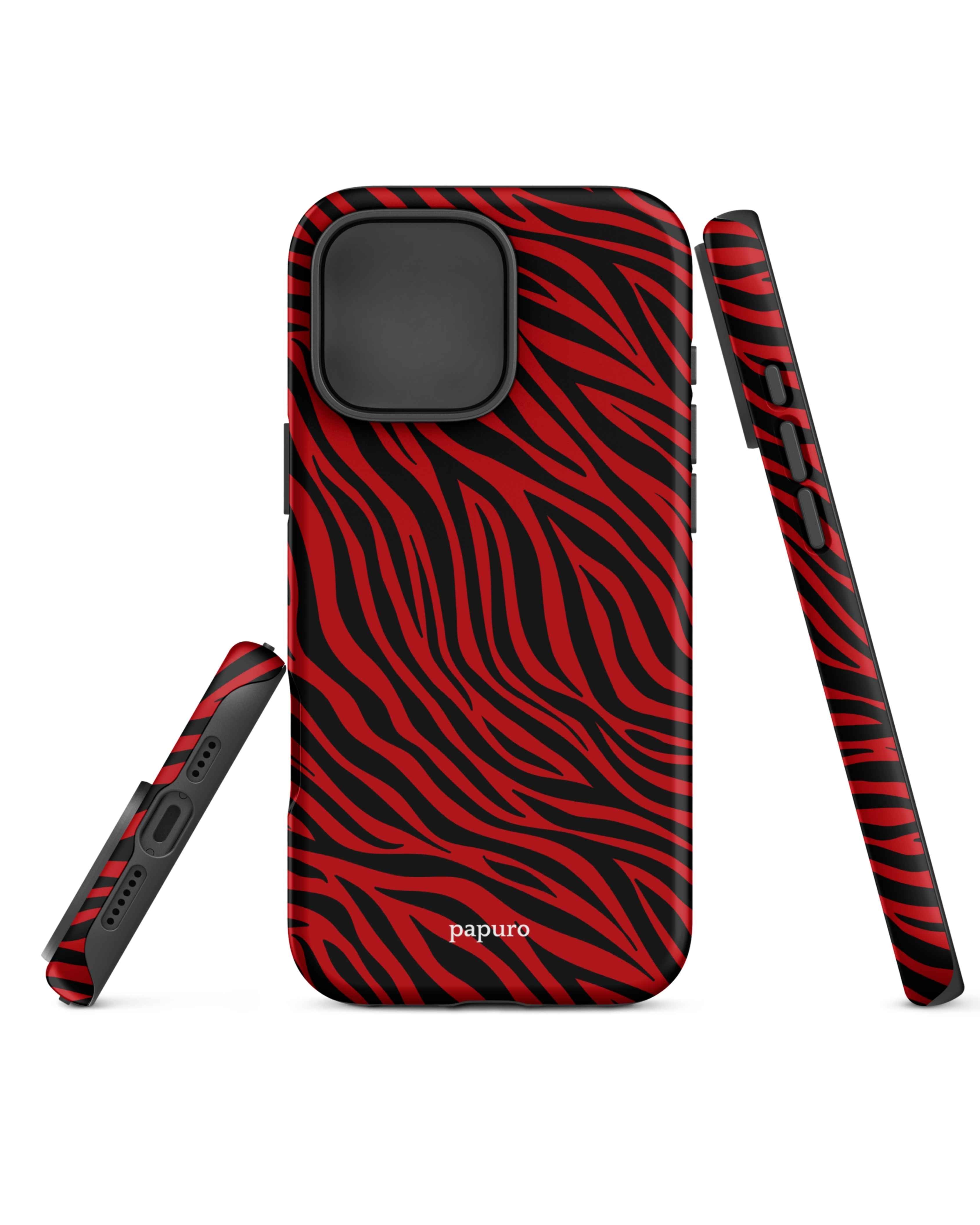 Striped Red iPhone Case