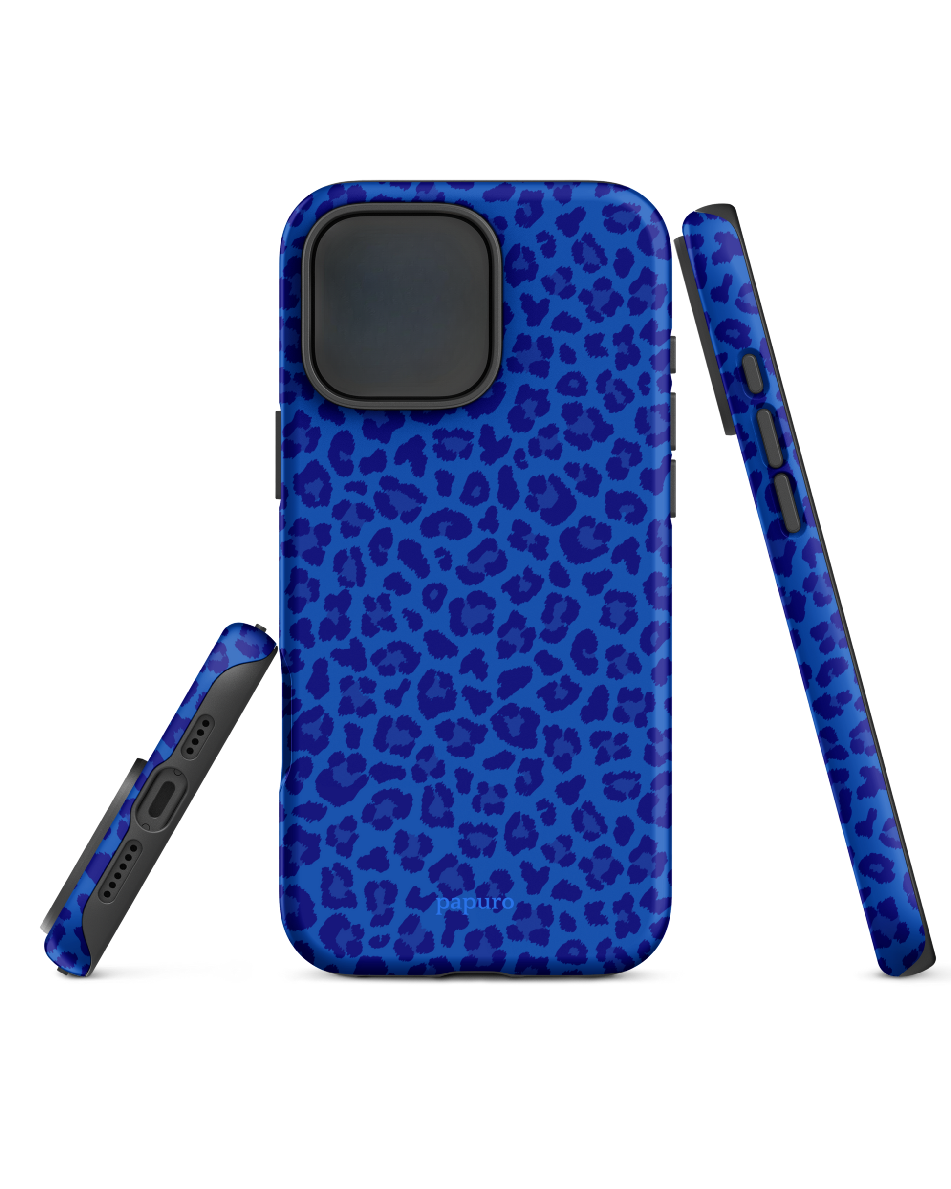 Cheetah Blue iPhone Case