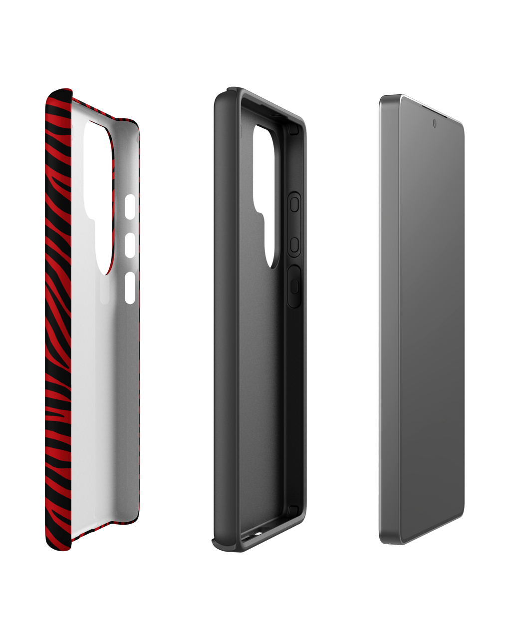 Striped Red Samsung Phone Case