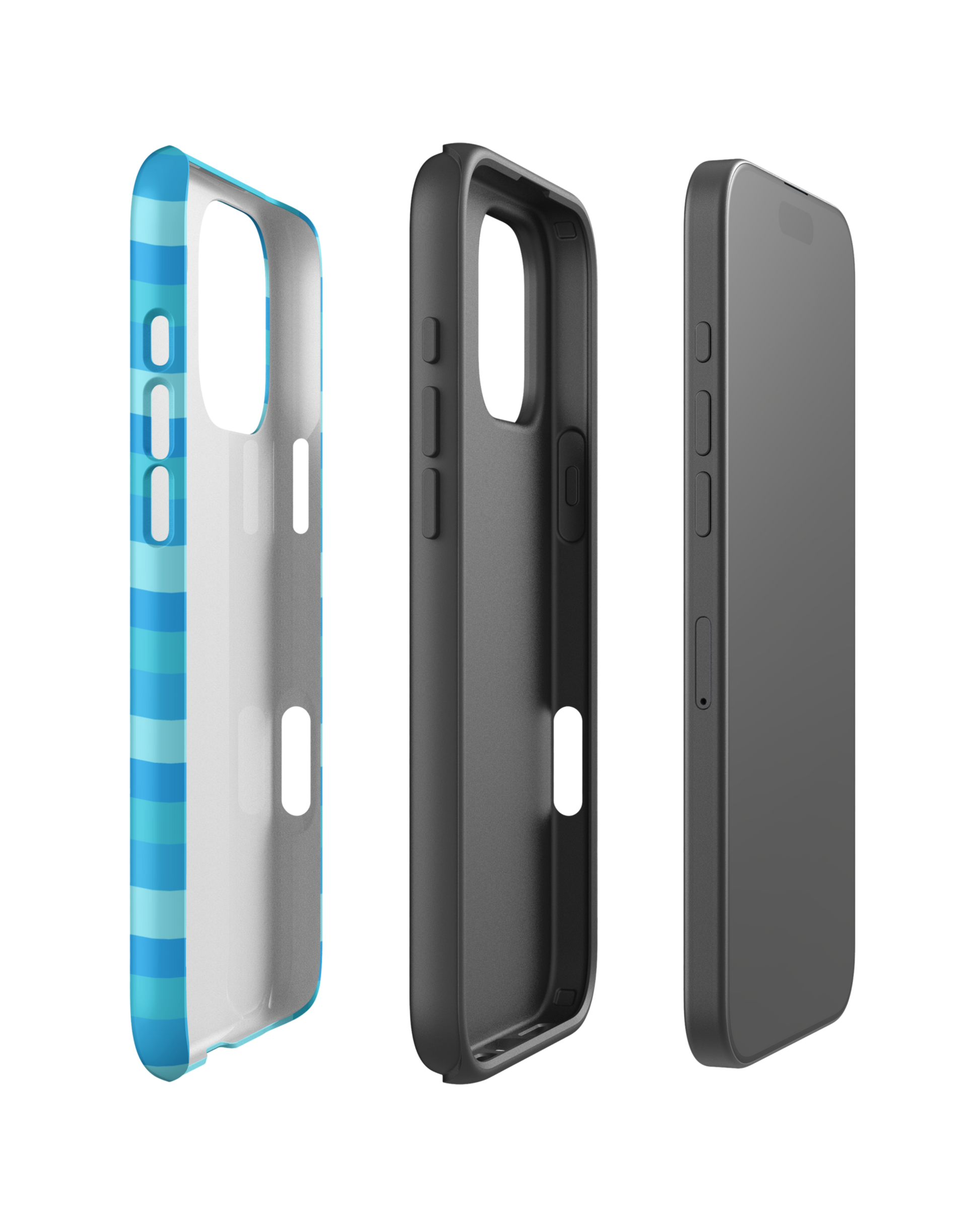 Blue Beach Band iPhone Case