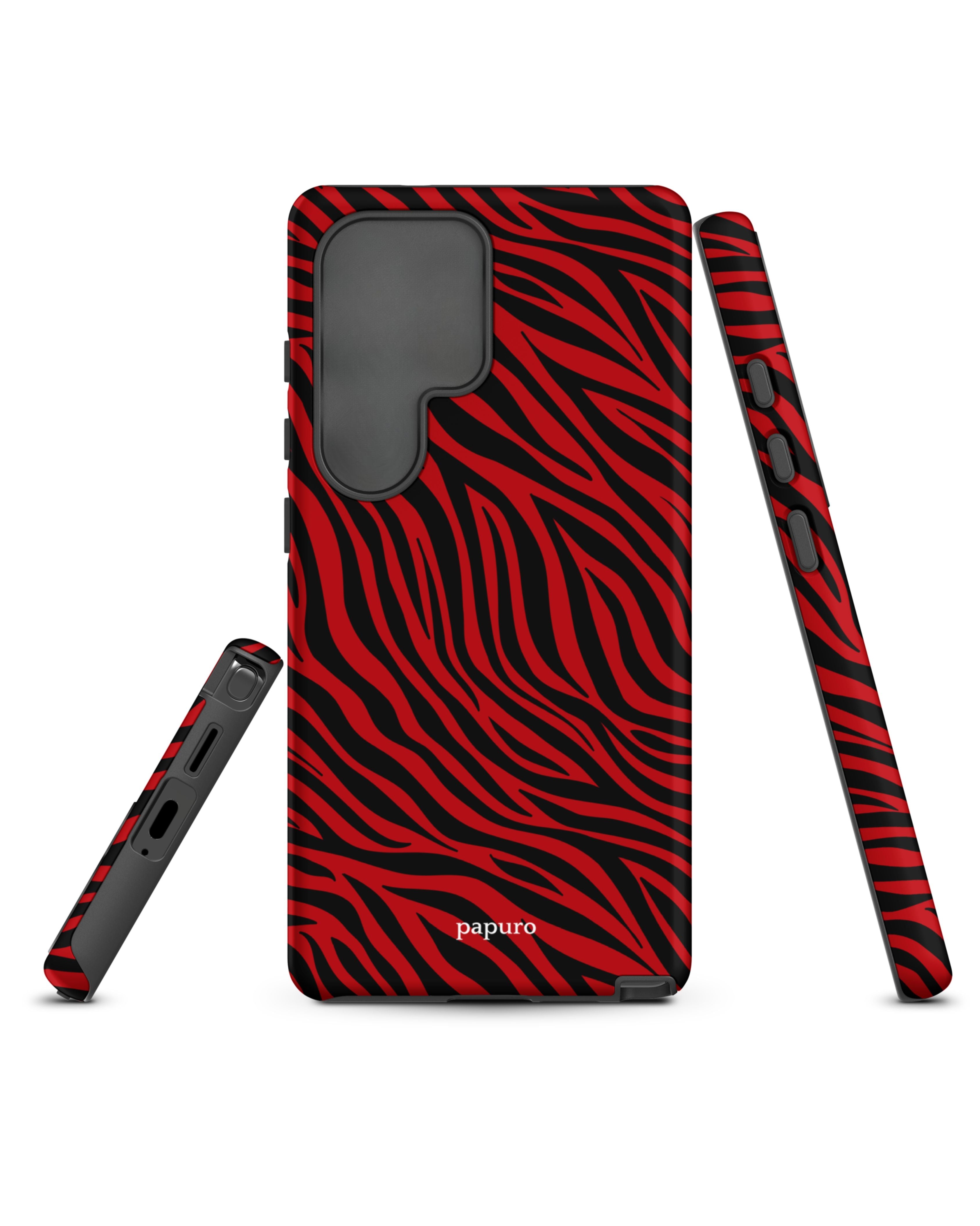 Striped Red Samsung Phone Case