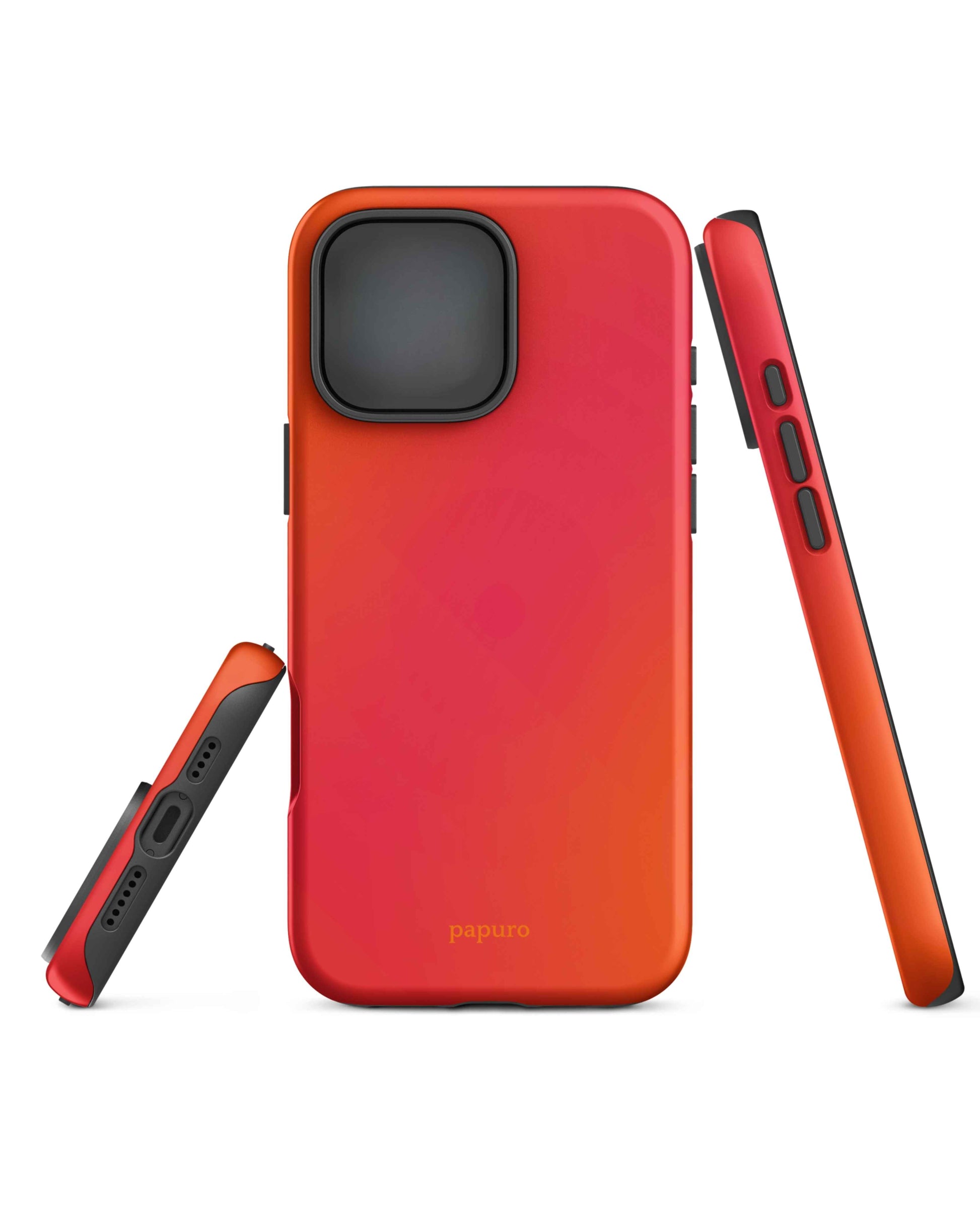 Rose Orange Mélange iPhone Case