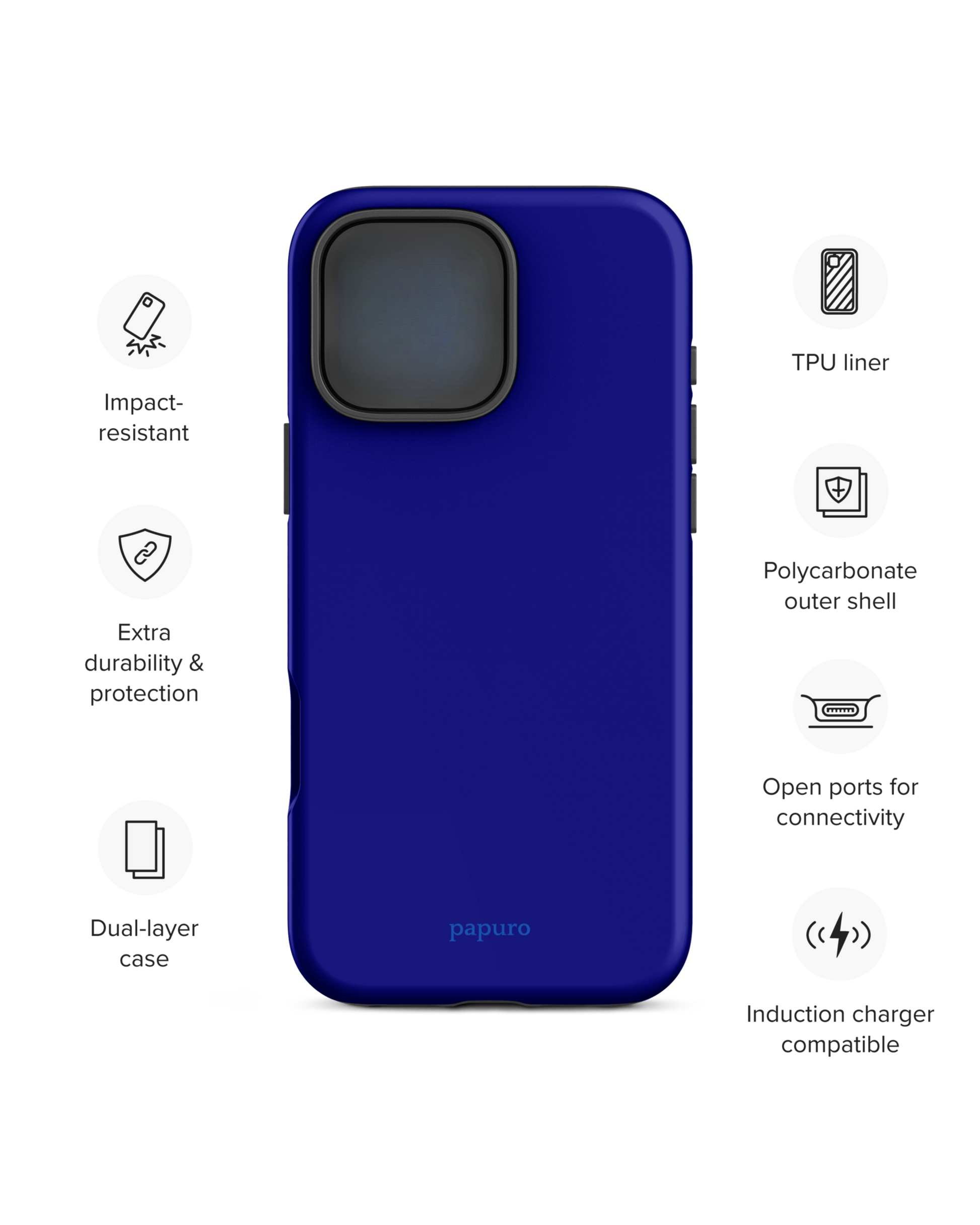 My Royal Blue iPhone Case