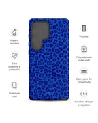Cheetah Blue Samsung Phone Case