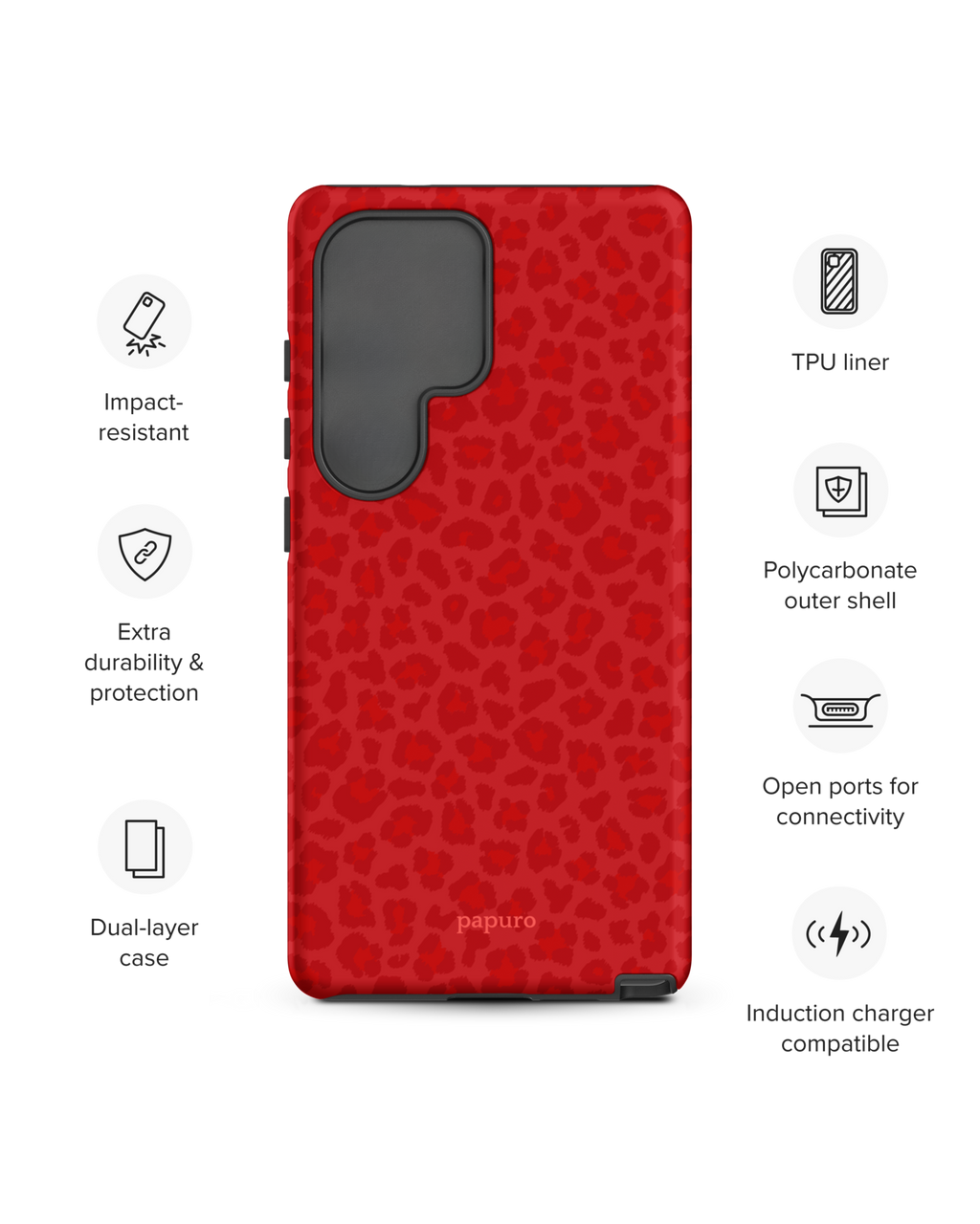 Cheetah Rouge Samsung Phone Case