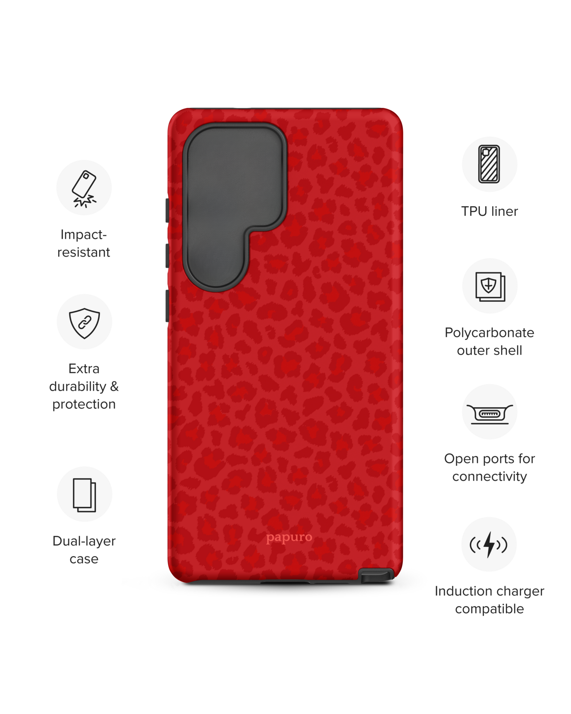 Cheetah Rouge Samsung Phone Case