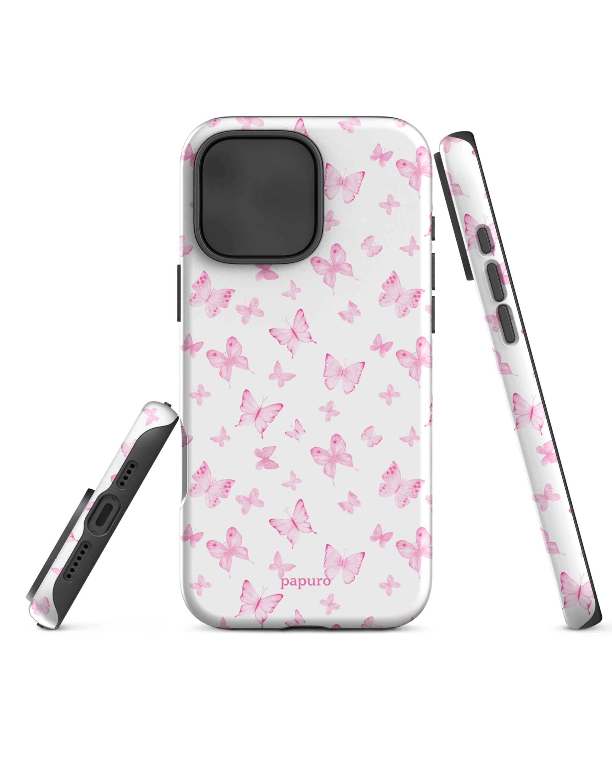Pink Butterflies iPhone Case