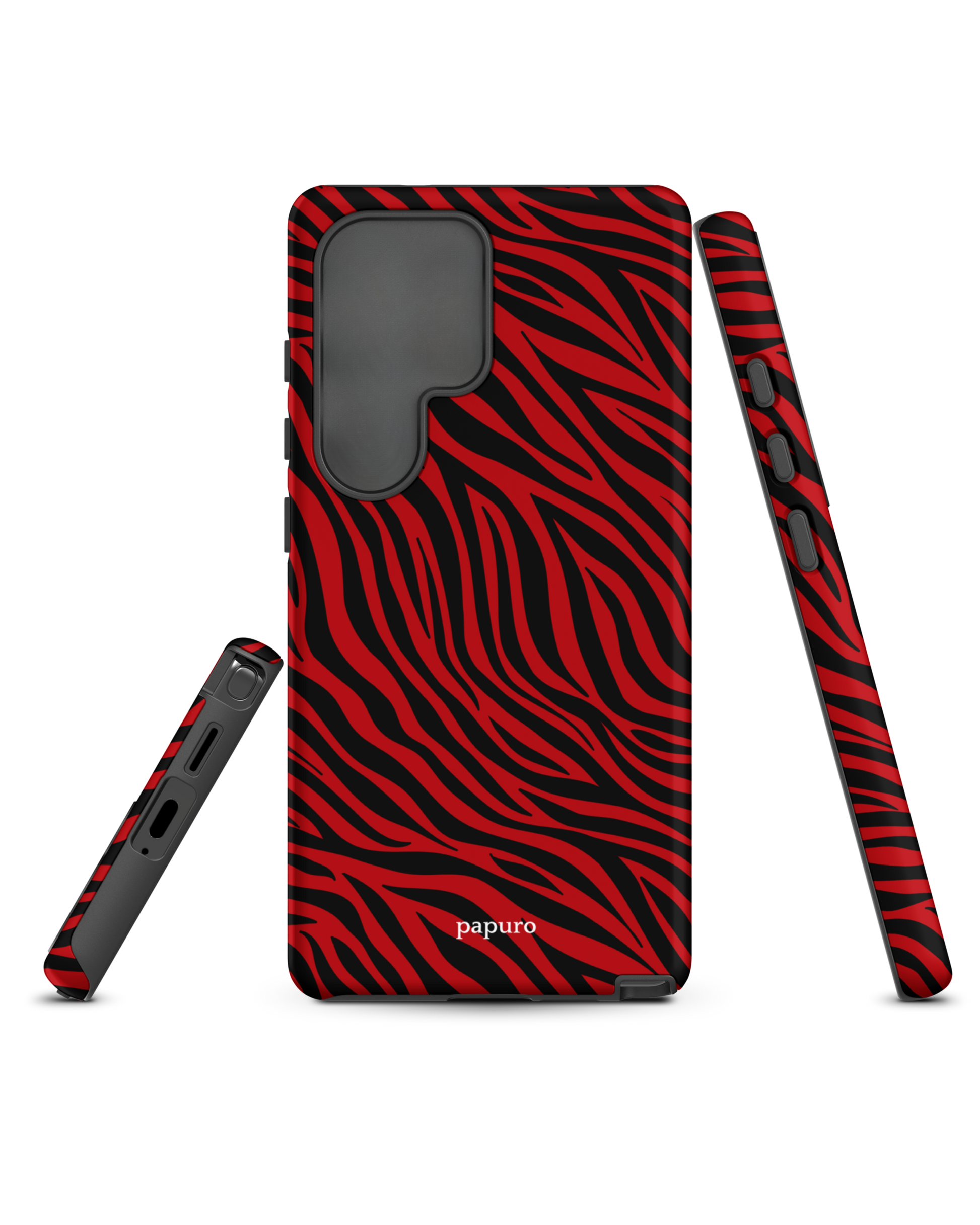 Striped Red Samsung Phone Case