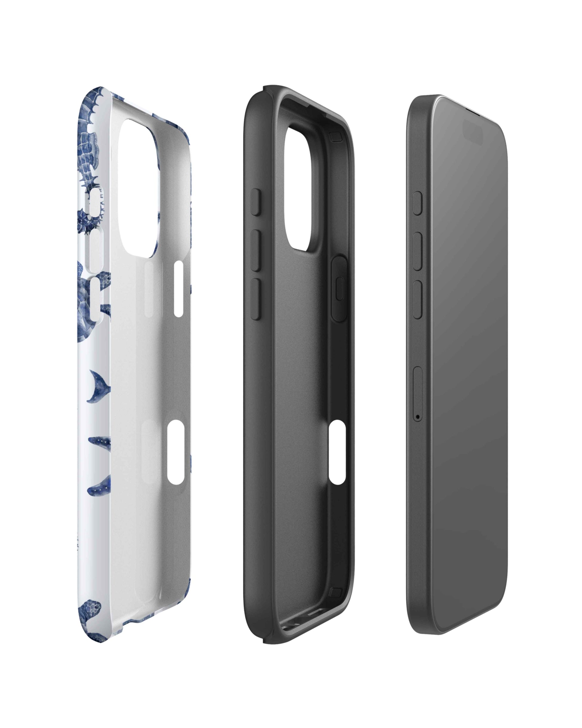 Blue Sea Creatures iPhone Case