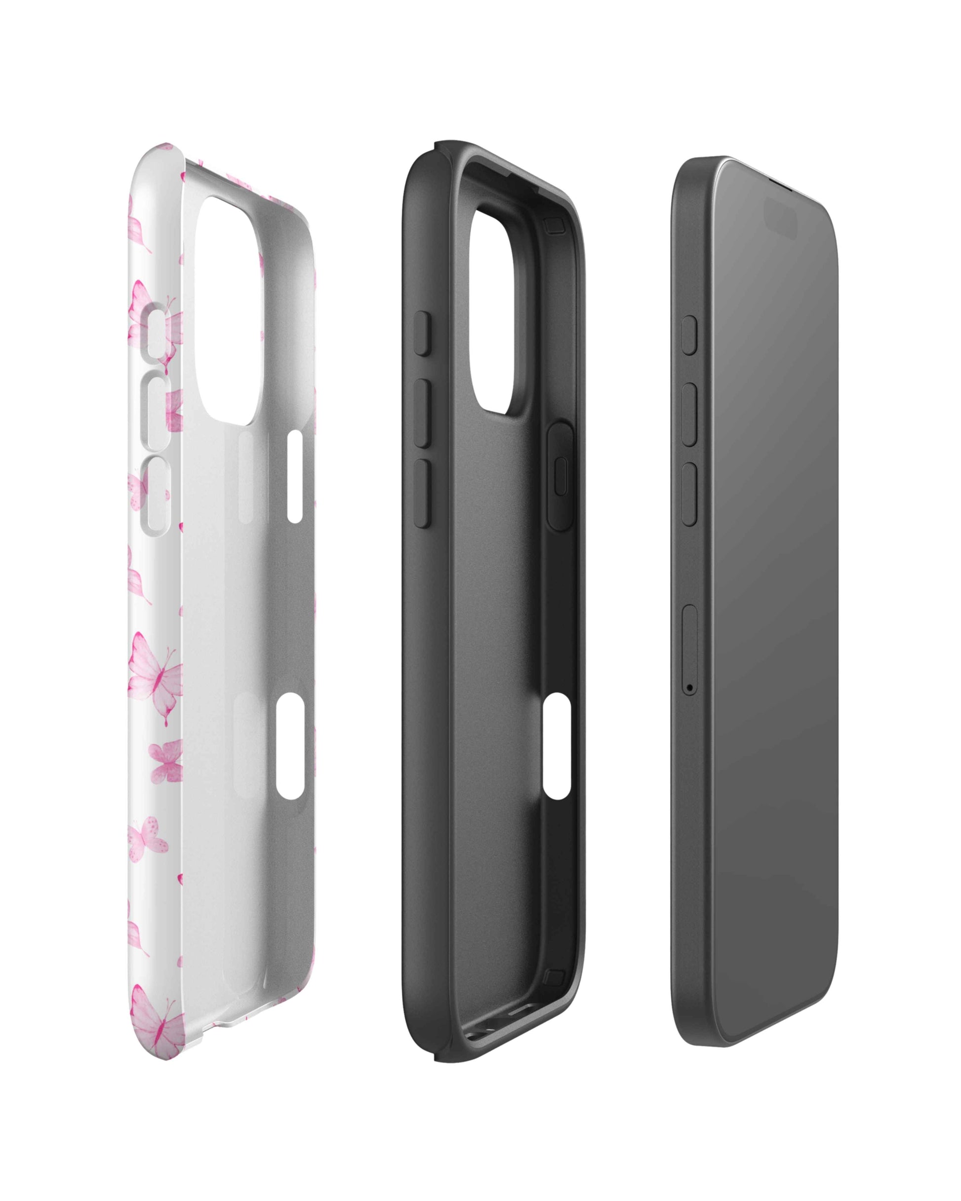 Pink Butterflies iPhone Case