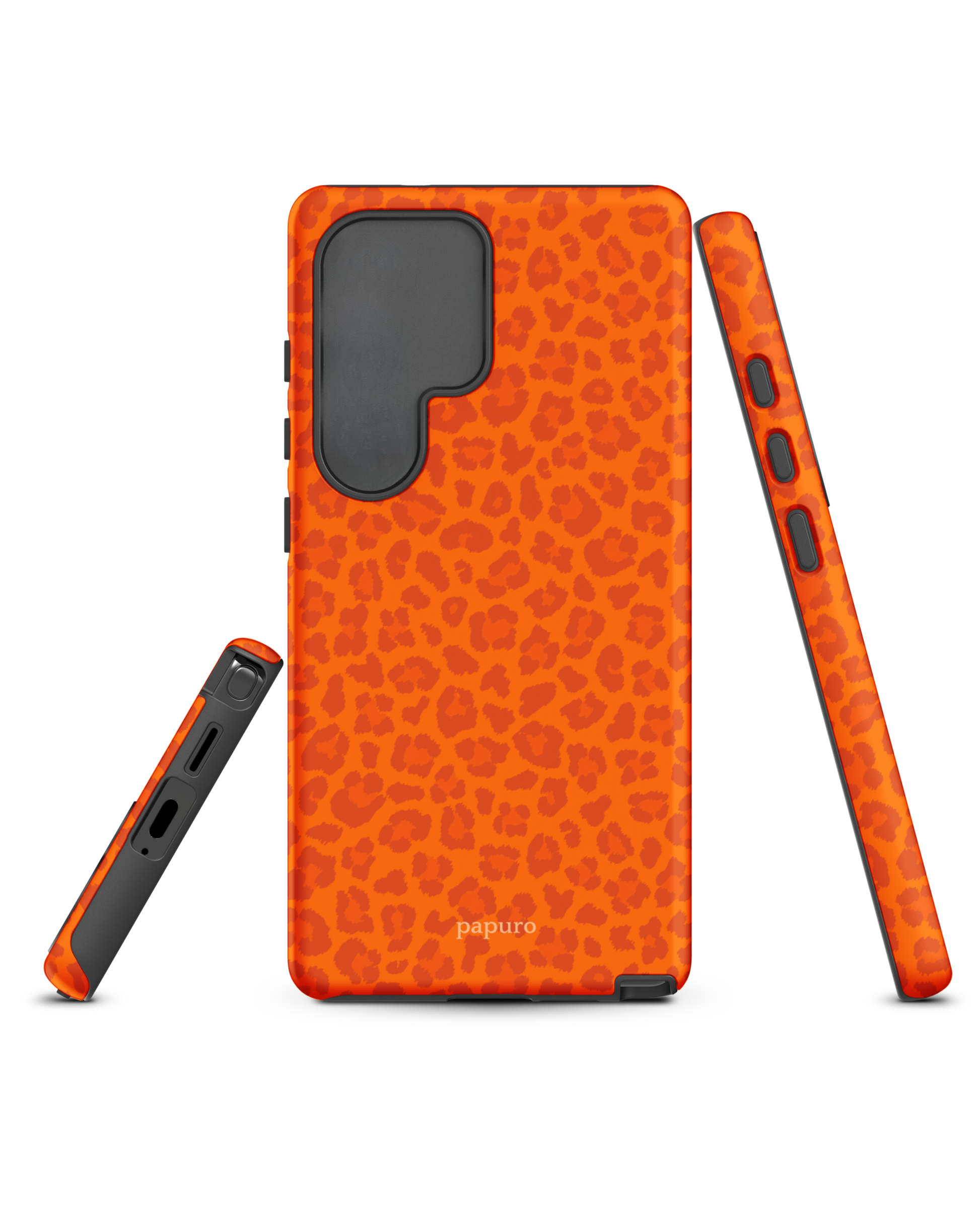 Cheetah Orange Samsung Phone Case