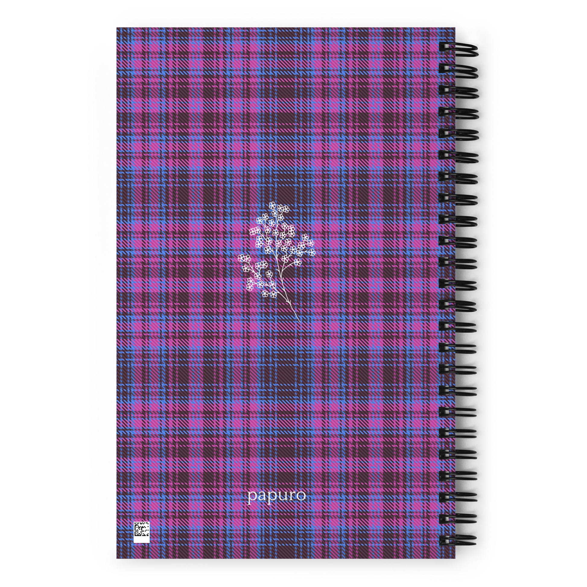 Purple Plaid Bullet Journal