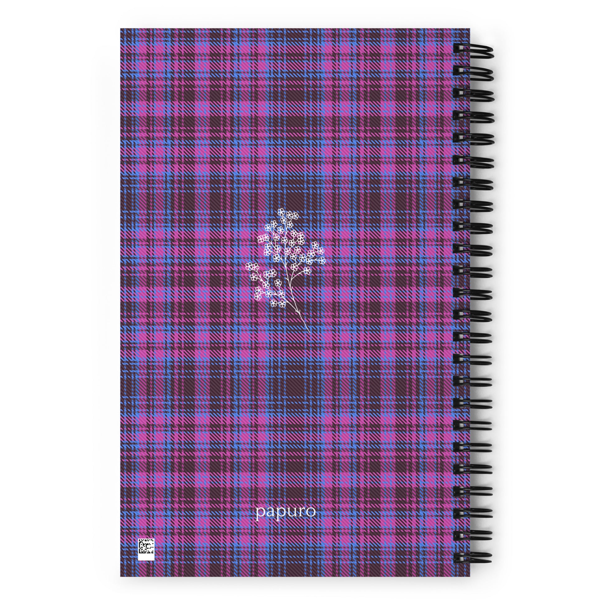 Purple Plaid Bullet Journal