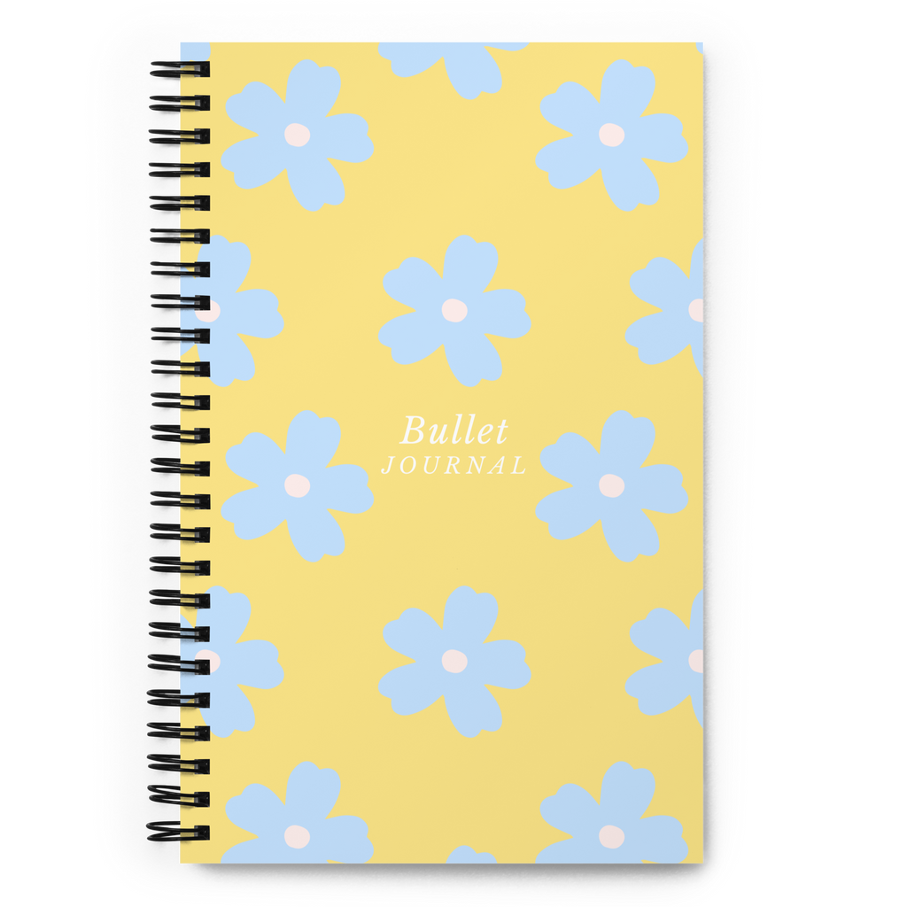Blue Daisies Bullet Journal