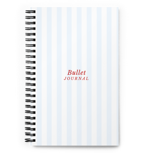Blue Striped Bullet Journal