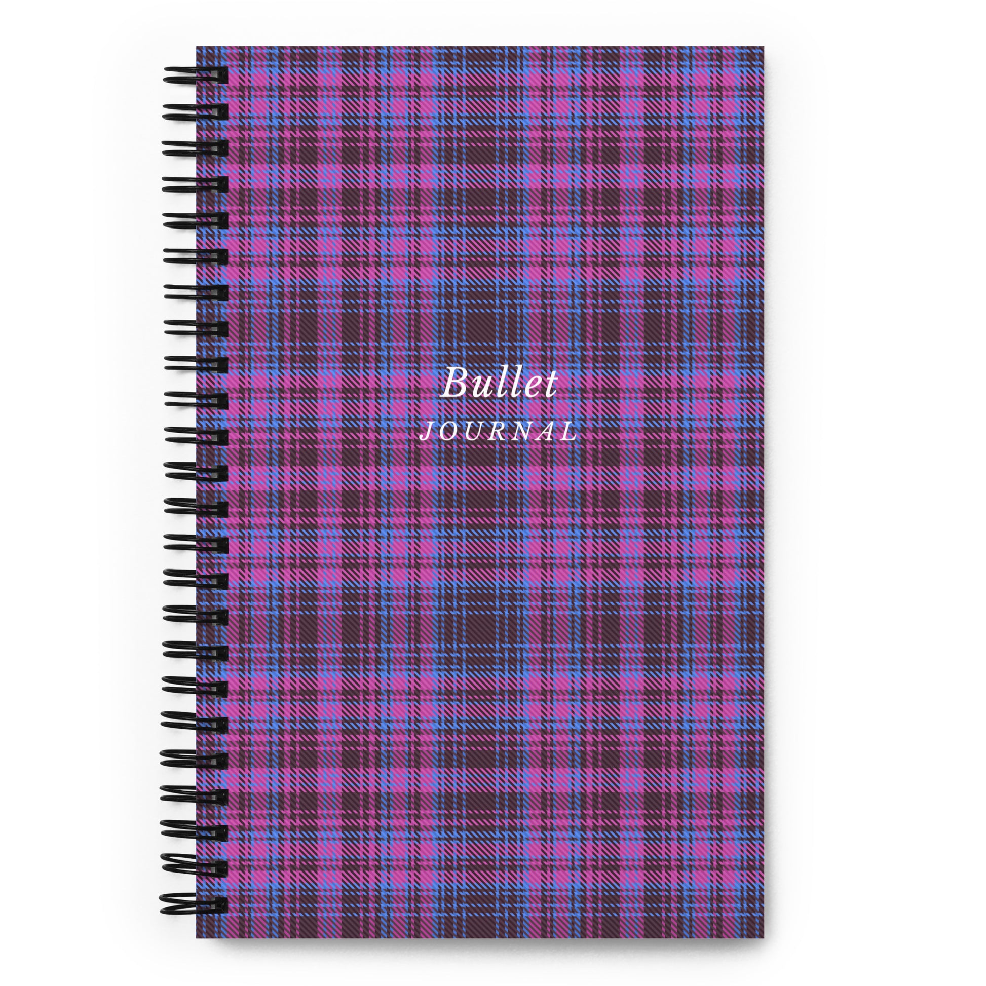 Purple Plaid Bullet Journal