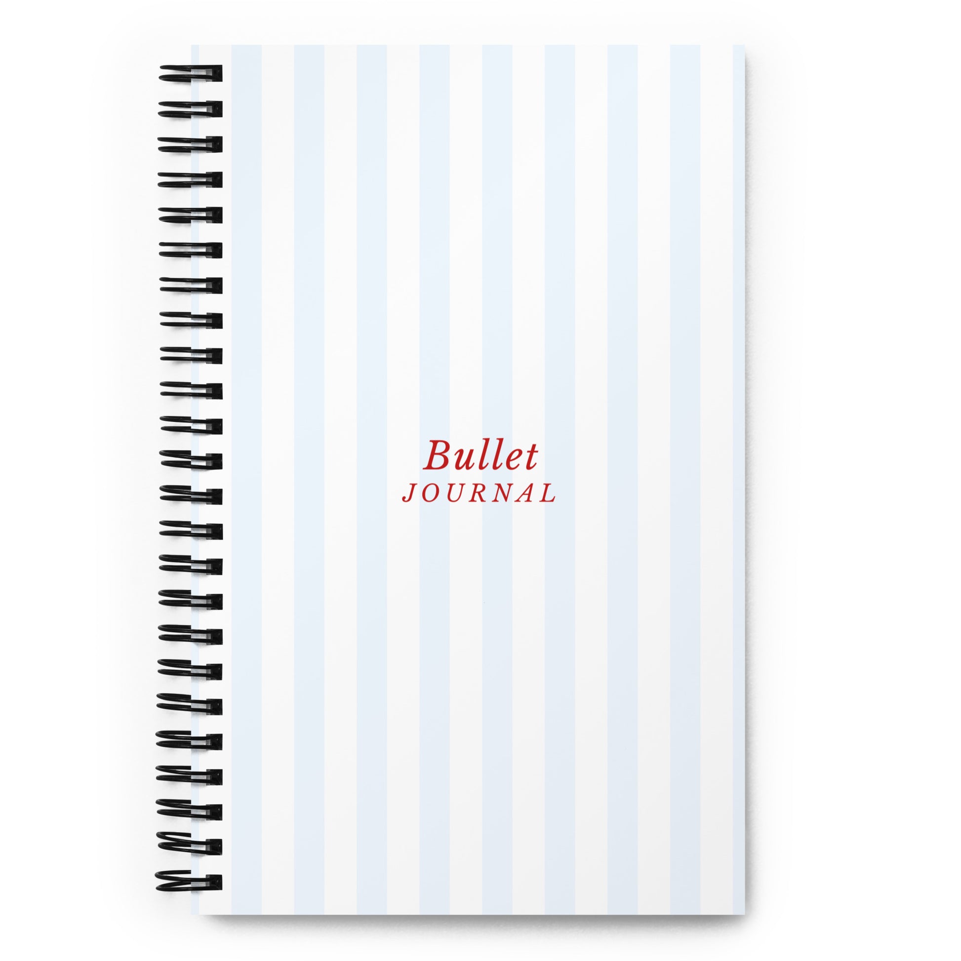 Blue Striped Bullet Journal