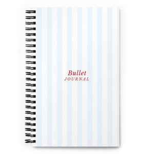 Blue Striped Bullet Journal