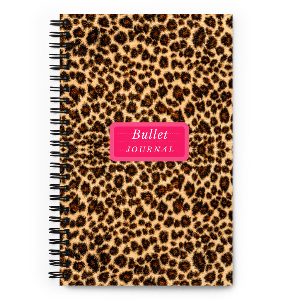 Pink Hot Cheetah Bullet Journal